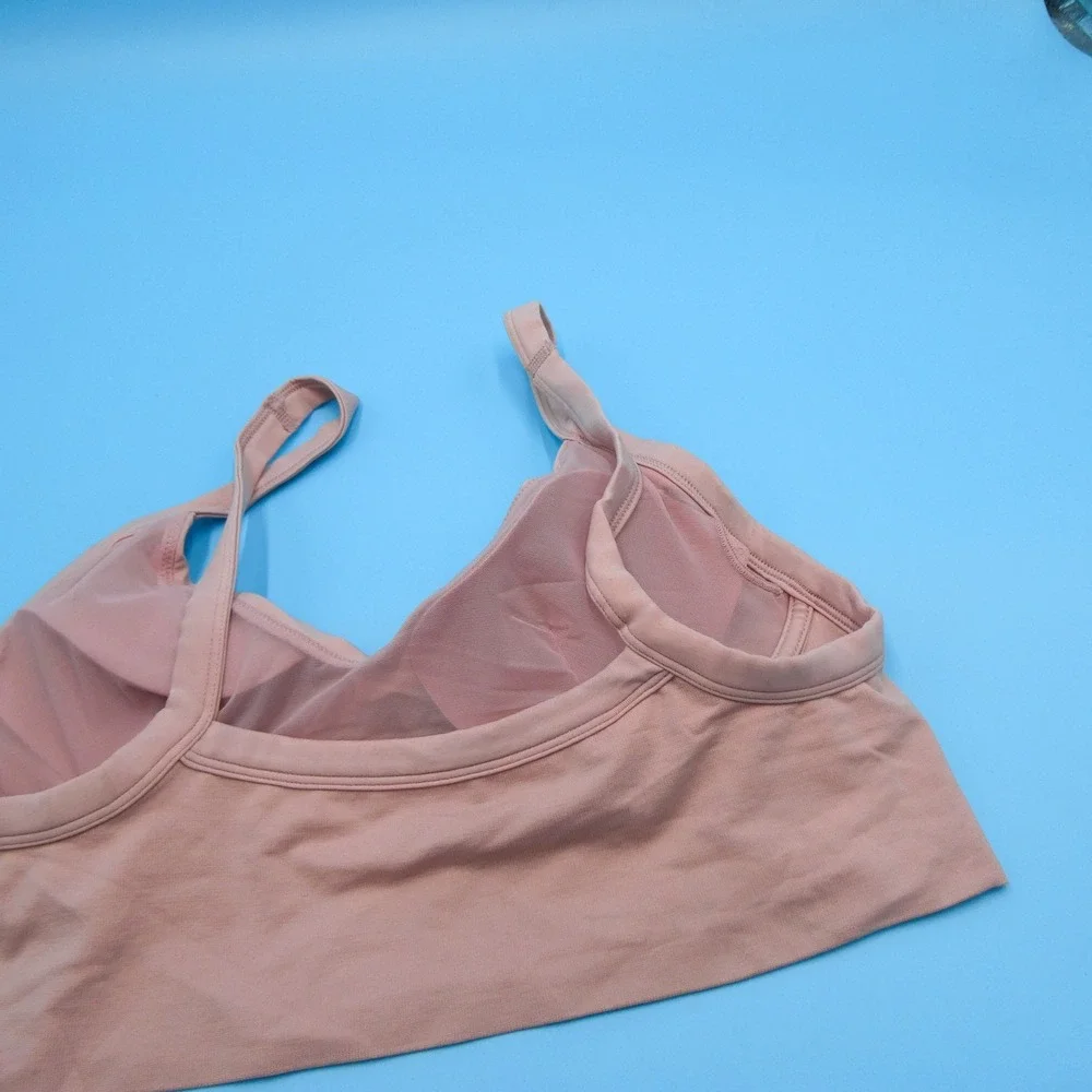 Victoria's Secret Bralette Womens‎ Extra Large Lounge Wireless Nude Polyamide XL